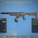 Bloodied 10mm Submachine Gun (25% faster fire rate, 90% reduced weight)