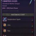 Runes Pack x6 Ahu x6 Neo x6 Lum for craft Mythic Unigue [Doombringer]