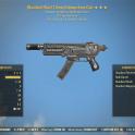 Bloodied 10mm Submachine Gun (25% faster fire rate, 25% less VATS AP cost)