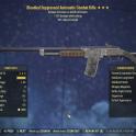 Bloodied Combat Rifle (+25% damage WA, 90% reduced weight)