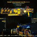 Bloodied Tesla Rifle (25% faster fire rate/15% faster reload)