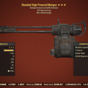 Bloodied Minigun (25% faster fire rate/90% reduced weight) Level 50
