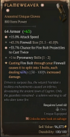 2GA Flameweaver (65/100) ✷33.7% Chance Cast Twice ✷15% Attack Speed - image