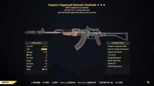 [PC] Vampire's Explosive Handmade (25% less VATS AP cost) - image