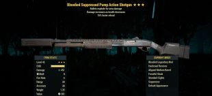 Bloodied Explosive Pump Action Shotgun (15% faster reload) - image