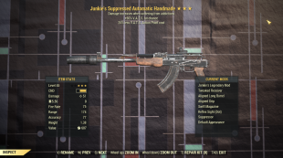Junkie's + 50% VATS Hit Chance Handmade 25% Less VATS - image