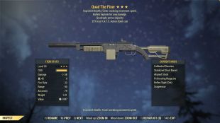 Quad Explosive The Fixer (25% less VATS AP cost) - image