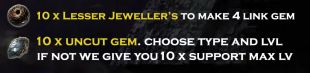 Universal All Class Leveling Set - LV10+ Req - Goldrim 30 % + 10 x( Gem, Link  - Dawn of the Hunt ! - image