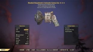 Bloodied Gamma Gun (+50% critical damage, VATS crit fills 15% faster) - image