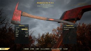 Bloodied Fire Axe (40% faster swing speed/+ 1 Endurance) - image