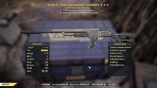 Vampire's Explosive Combat Rifle (+250 resist WR) - image