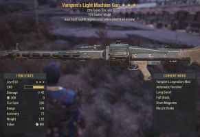 Vampire's Light Machine Gun [25% faster fire rate | 15% faster reload] - image