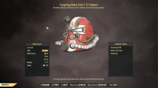 [Legendary Power Armor] Unyielding T-51 b Power Armor Set (Food Drink Chem Weight Reduction, 5/5 FUL - image