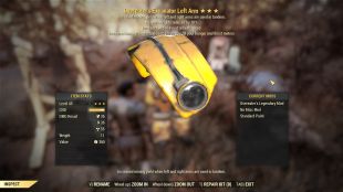 Overeater's Weapon Weight Reduction Excavator Power Armor [5/5 AP Refresh] Full Set + Jetpack - image
