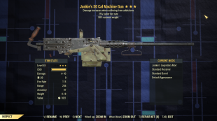 Junkie's 25% Faster Fire Rate Machine Gun .50 Cal 90% Reduced Weight - image