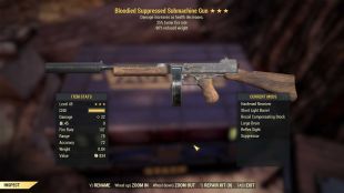 Bloodied Submachine Gun (25% faster fire rate, 90% reduced weight) - image