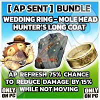 [ AP SENT BUNDLE ] Wedding Ring / Hunter's Long Coat / Tattered Mole Head - image