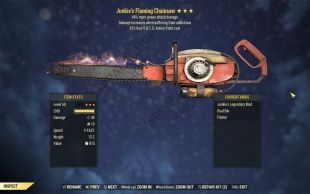 Junkie's Chainsaw (+40% damage PA, 25% less VATS AP cost) - image