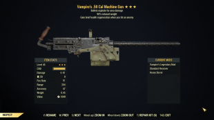[PC] Vampire's Explosive 50 Cal Machine Gun (90% reduced weight) - image