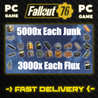 Fallout 76 - PC - 5000 Each Junk - 3000 Each Flux - image