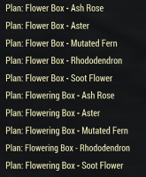 [NEW 2025] Fasnacht Day [Flower/Flowering 10 Plans Bundle][Flower Box /Ash Rose/Aster/Mutated Fern] - image