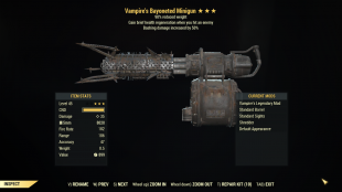 [PC] Vampire's Bashing Damage Minigun (90% reduced weight) - image