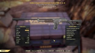 Junkie's Combat Rifle (+50% critical damage, 90% reduced weight) - image