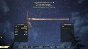 Vampire's Pickaxe (+40% damage PA, Take 15% less damage WB) - image