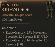 2GA Penitent Greaves - random stats - Season 9 - image
