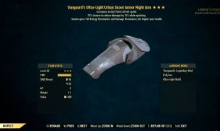 Vanguard's Cavalier Scout Armor (AP Refresh) 5/5 Full Set - image