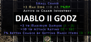 3 MaxDmg MF Small Charm | Project Diablo 2 S8 Softcore | Pd2 Sc - image