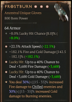 3GA Frostburn (30/35) ☆3600 Fire Damage ☆3600 Cold Damage ☆%22.5 Attack Speed - image
