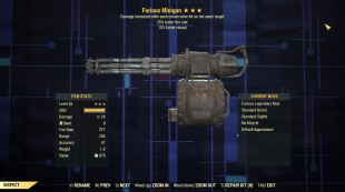 Furious 25% Faster Fire Rate Minigun 15% Faster Reload - image