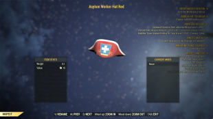 Asylum Worker Uniform Red and Hat Full Set - image