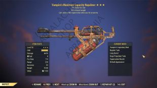 Vampire's Flamer (25% faster fire rate, 90% reduced weight) - image