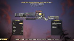 Bloodied Ultracite Laser rifle (+50% critical damage, 25% less VATS AP cost) - image