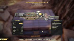 Quad Laser rifle (25% faster fire rate, 25% less VATS AP cost) - image