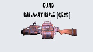 ⭐[PC] [QE25] Quad Railway Rifle (Explosive・25% less V.A.T.S.Action Point Cost)⭐ - image