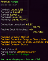 ♈ NATIVE MAIL ✅ 70lvl + 32 SA + 50 FORAGING + 53 COMBAT✅ 2B Coins IN PURSE | 2.2B NW ♈ FIRST HAND - image