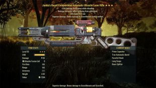 Junkie's Ultracite Laser Rifle (25% faster fire rate/250DR) - image