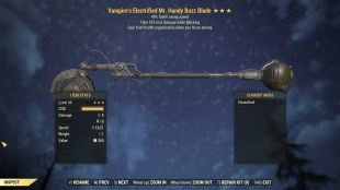Vampire's Mr. Handy Buzz Blade (40% Faster Swing Speed, Take 15% less damage WB) - image