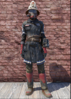 Responder Fireman Outfit + Helmet  [apparel] - image