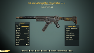 [XBOX] Anti-armor 10mm Submachine Gun (+50% Critical Damage, +15% Reload Speed) - image