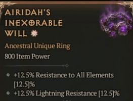 800 IP 1GA Airidah's Inexorable Will - random stats Season 9 - image