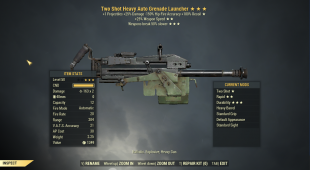 Two Shot +25% Weapon Speed 50% Break Slower Grenade Launcher - image