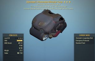 Ultracite Sentinel Overeater's [Full SeT] [5/5 AP](Jet pack arm)[Power Armor] - image