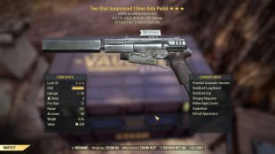 Two Shot 10mm pistol (+50% critical damage, 25% less VATS AP cost) - image