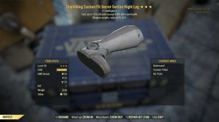 Unyielding Secret Service WWR Armor Set (+5 Intelligence)[FULL Mods + Jetpack] (Wastelanders DLC) - image