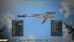 Bloodied Handmade (+50% critical damage, 25% less VATS AP cost) - image