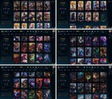 EUNE ] 66 Mythics 790 Legendaries 1368 Skins Prestige Akali Prestige Kaisa Prestige Riven Prestige A - image